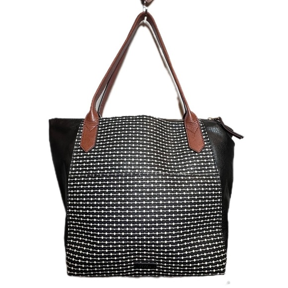 Fossil tote bag vegan strap has been repaired good condition - Picture 1 of 15